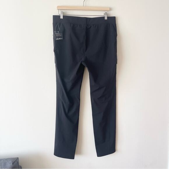 Eddie Bauer Incline Utility Pants Women’s size 14 Black Elastic Waistband - Picture 2 of 9